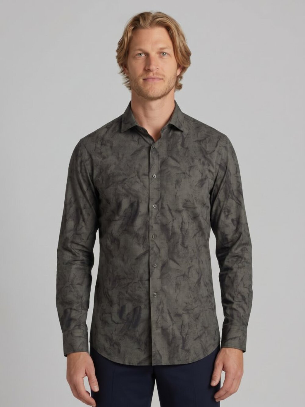 Awearness Kenneth Cole CHILLFLEX Slim Fit 4-Way Stretch Button Up Shirt